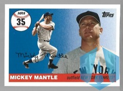 2006 Topps Mickey Mantle Home Run History MHR35 New York Yankees